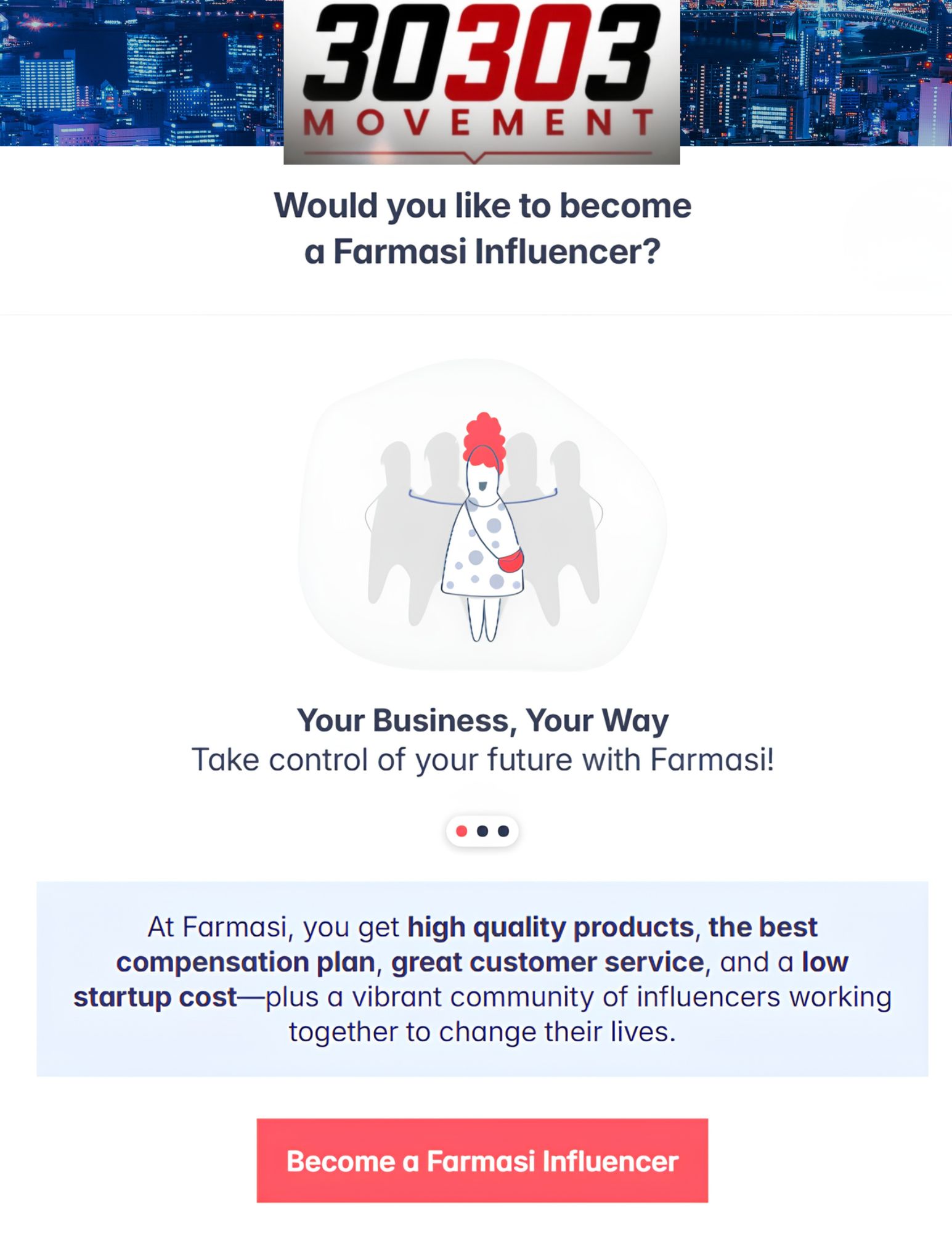 Join as a Farmasi Influencer — Starter $19.99, 6 months access